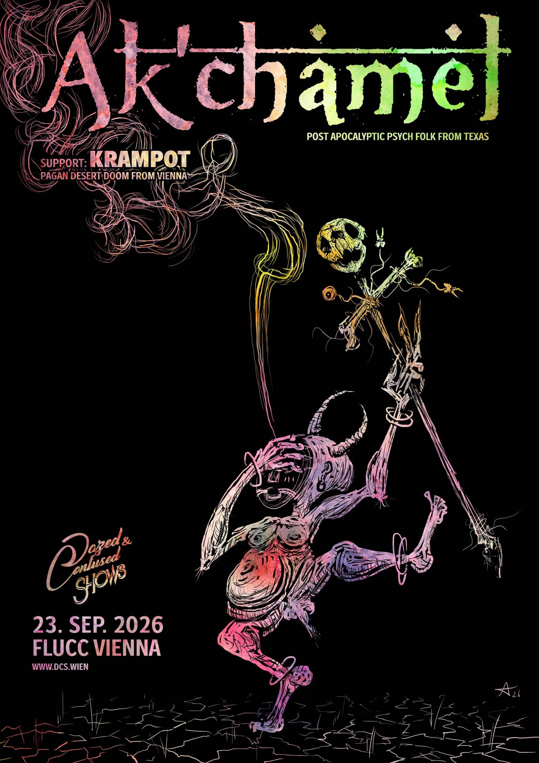 AK'CHAMEL vienna wien 2026 poster